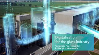 Tecnomatix Plant Simulation in float glass manufacturing industry [upl. by Clea]