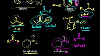 Identifying functional groups  Organic chemistry  Khan Academy [upl. by Furey294]