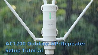 Aerial HD4 AC1200 Dualband High Power Outdoor AP Installation Tutorial [upl. by Raphaela]