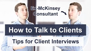 Talk like a Consultant  How to conduct Interviews with Clients [upl. by Jeffers]