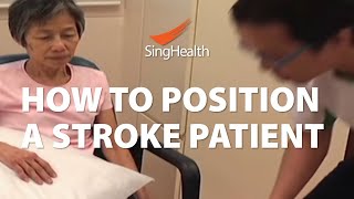 How To Position A Stroke Patient [upl. by Myrlene]