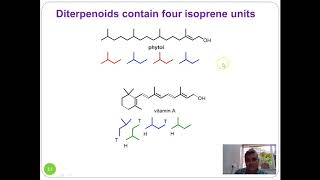 Lecture 1 Terpenes and Terpenoids [upl. by Irot]