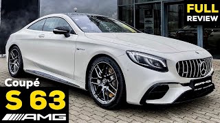 2020 MERCEDES AMG S63 Coupé V8 NEW FULL InDepth Review BRUTAL Sound S Class Interior Exterior [upl. by Wixted293]