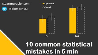 Ten Statistical Mistakes in 5 Min [upl. by Acinimod]