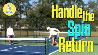 The SPIN pickleball return  Do you know what to do  In2Pickle [upl. by Anigriv106]