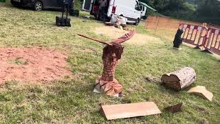 A fabulous range of wooden sculpture at Caerleon festival 2024 [upl. by Cunningham]