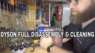 Dyson V6 cleaning and disassembly  How to clean a cordless vacuum [upl. by Ojillib]