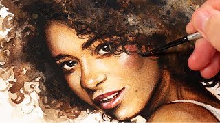 10 TIPS for Watercolor Portraits  HOW TO USE WATERCOLOR [upl. by Diarmid481]