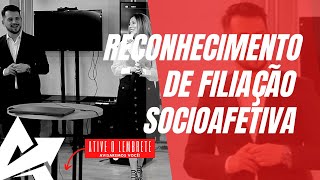 DIREITO DE FAMÍLIA Reconhecimento de filiação socioafetiva [upl. by Mittel]