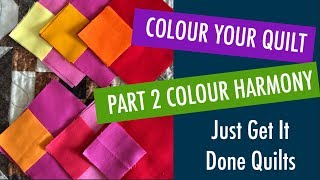 Quilting Colour Theory Part 2  Colour Harmony [upl. by Carlick]