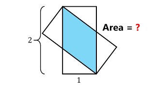 What is the area when these two rectangles overlap [upl. by Gilbertson768]