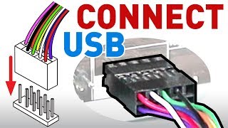 How to Connect the USB Front Panel to Your Motherboard [upl. by Tally]