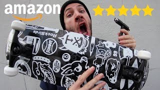 THE BEST REVIEWED SKATEBOARD ON AMAZON [upl. by Vaclav]