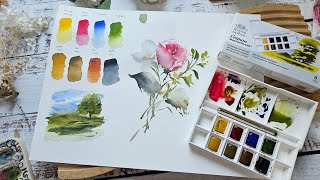 Winsor and Newton Cotman Watercolor Landscape Pocket Set Review [upl. by Miahc]