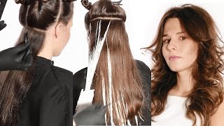 Coloration des cheveux ✄ Balayage Tutorial [upl. by Ameehsat]