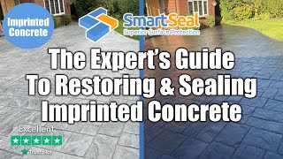 Pattern IMPRINTED CONCRETE Cleaning Colouring Sealing amp Repairs EXPERTS GUIDE [upl. by Illah687]