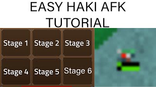 How To AFK Level 6 HAKI In KING LEGACY EASY TUTORIAL [upl. by Ahsiema873]