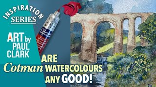 How to Paint a Landscape Inspired by John Sell Cotman in Watercolour [upl. by Tsan]