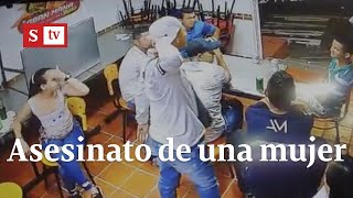 Video muestra el enfrentamiento previo al asesinato de una mujer en Floridablanca  Videos Semana [upl. by Proudfoot]