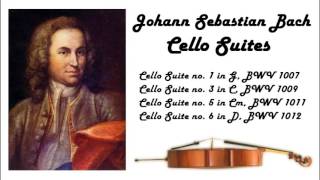 Johann Sebastian Bach  Cello suites in 432 Hz great for reading or studying [upl. by Neeuq]