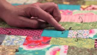 Quilty Tying a Quilt—Quilting Howto [upl. by Lotsirhc]