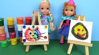 Elsa and Anna Toddlers Learning Activities [upl. by Eicrad]