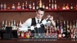 Danish Flair Bartender shows his set of Skills [upl. by Lenoil]