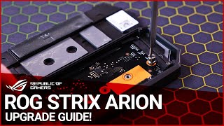 How To Install ROG ARION M2 SSD [upl. by Leviralc]