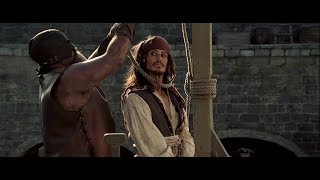 End Scene of The Pirates of Caribbean Captain Jack Sparrow Escape 1080HD [upl. by Eiramlatsyrk]