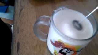 Aerolatte Review Frothing Cold Milk In Under 1 Minute [upl. by Cilegna814]