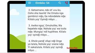 Ehangano song 54  Oshiwambo song Namibian gospel song [upl. by Nnodnarb]