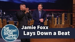 Jamie Foxx Lays Down a Beat [upl. by Oakie]